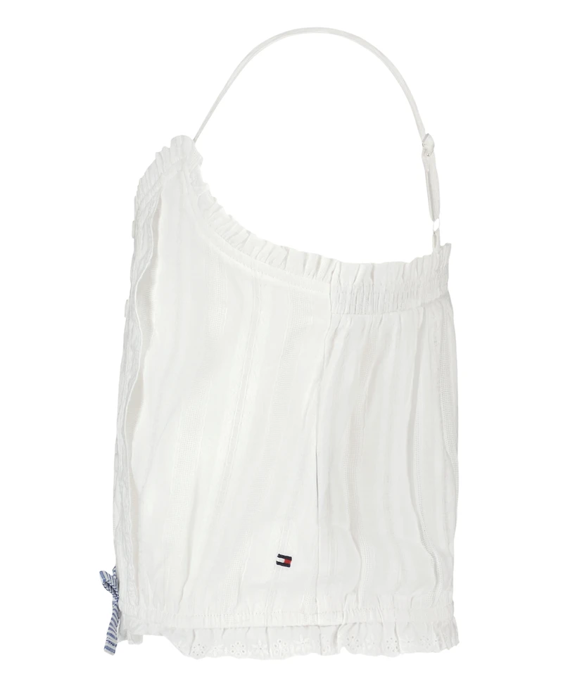 Tommy Hilfiger Girls' 7-16 Ruffle Trim Lace Cami Top