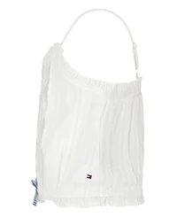 Tommy Hilfiger Girls' 7-16 Ruffle Trim Lace Cami Top