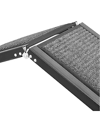 Aostirmotor Folding 63" Dog Ramp for Suv & Truck, Non-Slip Portable Ramp for Medium & Large Dogs