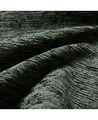 Streamdale Furniture 37" Sofa with Storage Ottoman, Phone Holder, Charger, Pockets, Chenille Armchair