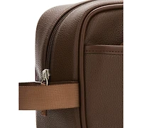 Perry Ellis Portfolio Men's Classic Pebble Textured Shave Kit Bag