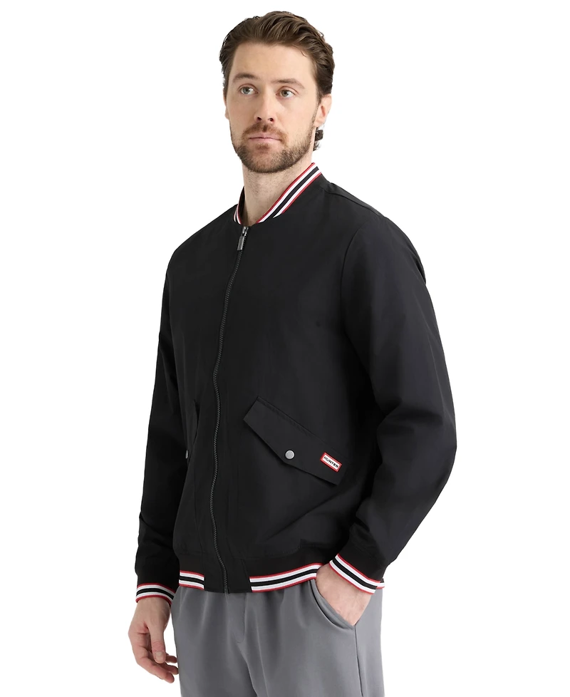Hunter Men's Gaston Striped Rib Bomber Jacket