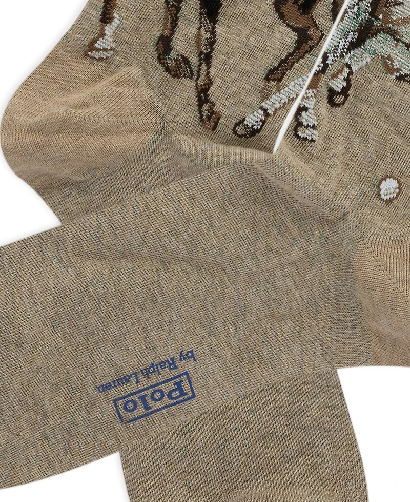 Polo Ralph Lauren Men's Hyde Park Polo Players Scenic Slack Socks