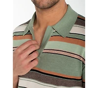 Liverpool Los Angeles Men's Short-Sleeve Johnny Collar Sweater