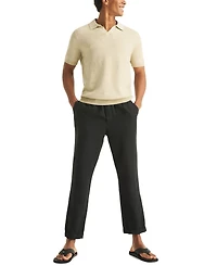 Nautica Men's Short-Sleeves Sweater Polo Shirt