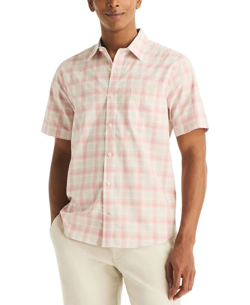 Nautica Men's Short-Sleeve Collared Shirt