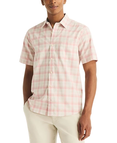Nautica Men's Short-Sleeve Collared Shirt