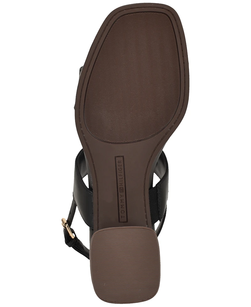 Tommy Hilfiger Women's Mhena Block Heel City Sandals