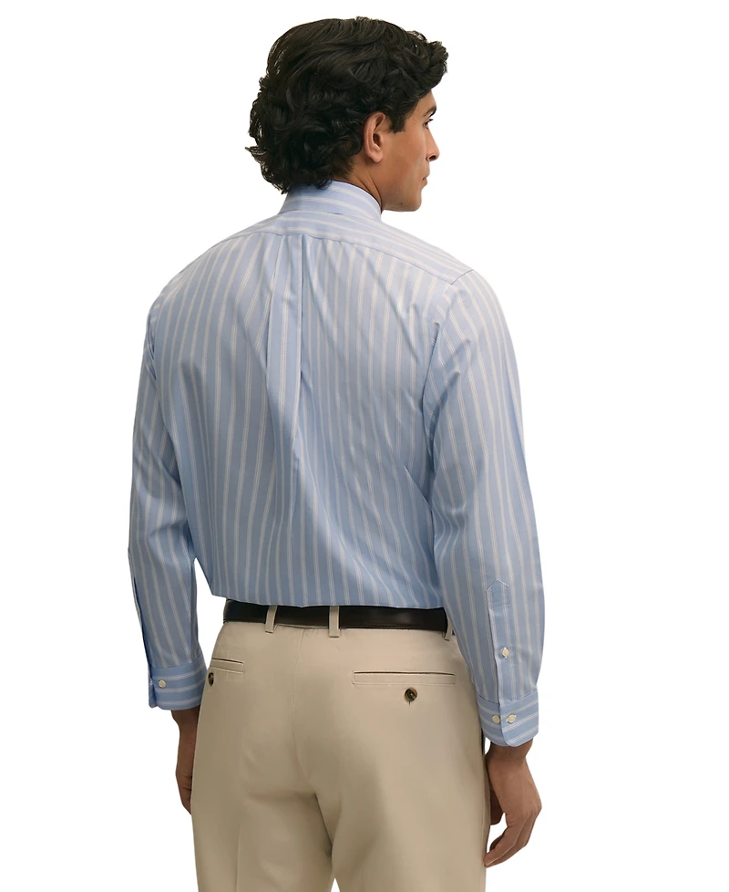 B by Brooks Brothers Men's Regular Fit Button-Down Dress Shirt