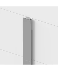 Streamdale Furniture Modern End Table with Drawers & Mirrored Handles