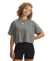 Under Armour Women's Rival Boxy Short-Sleeve T-Shirt