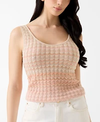 Guess Women's Sleeveless Scoop Neck Tank Top Sweater