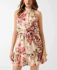 Guess Women's Daniele Halter Neck Sleeveless Dress