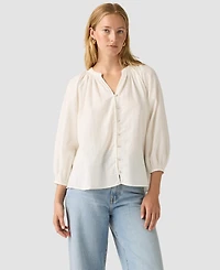 Levi's Plus Relaxed-Fit Blouson-Sleeve Top