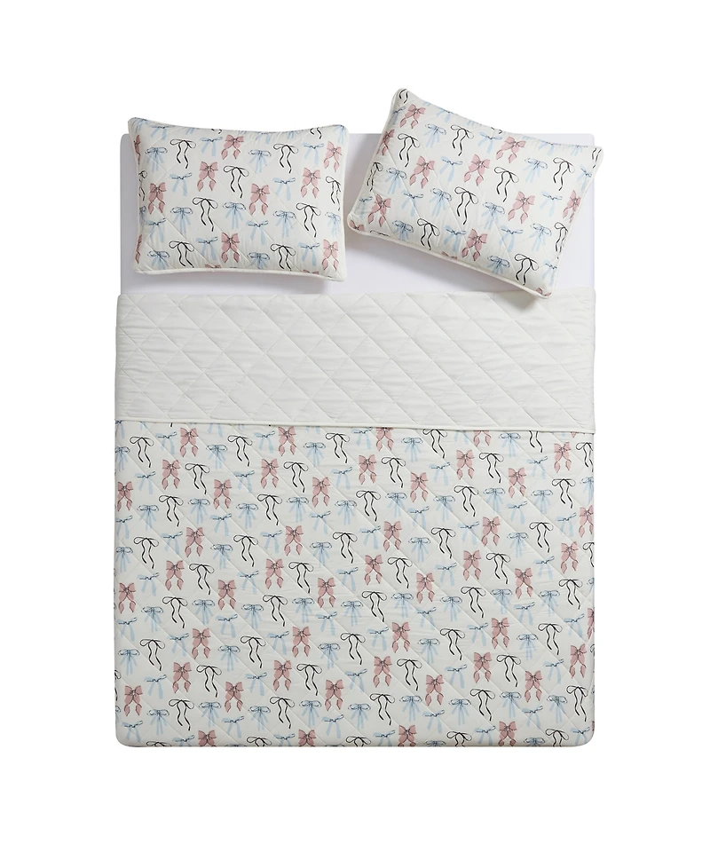Vcny Home Ribbon Pinsonic 3-Pc. Quilt Set