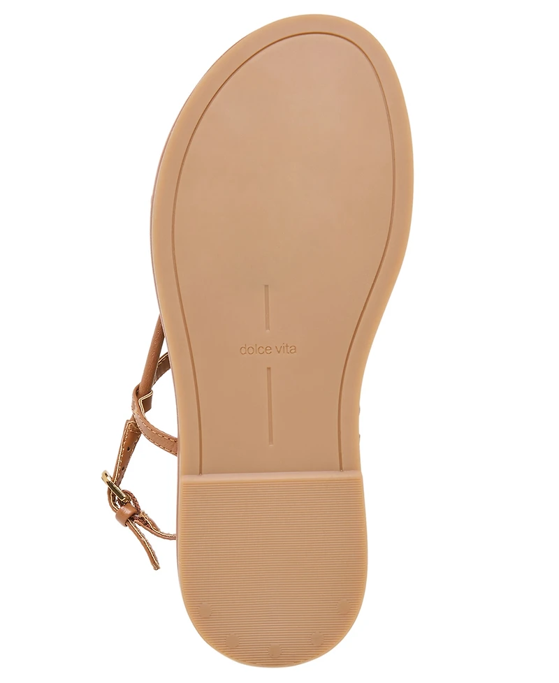 Dolce Vita Women's Dom Strappy Round Toe Footbed Sandals