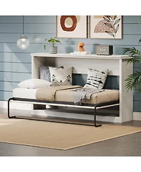 Streamdale Furniture Horizontal Murphy Bed with Dual Piston System