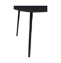 Reeves Abstract Contemporary Solid Acacia Wood Nesting End Tables (Set of 3)