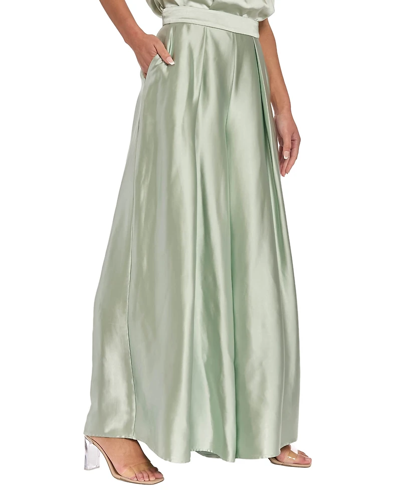 Muse Women's Wide-Leg Solid Pants