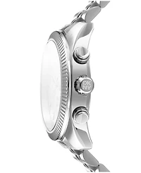 Dkny Men's Chronograph Green Dial Stainless Steel Bracelet Watch, 42mm