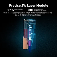 Zachvo LK5 Pro Diy 3D Printer: 300x300x400mm, 180mm/s Print Speed, 0.1mm Precision, Dual Cooling Fans, 4.3-inch Touchscreen
