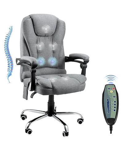 Aecojoy Office Chair with 7 Points Vibration Massage&Heat Functions