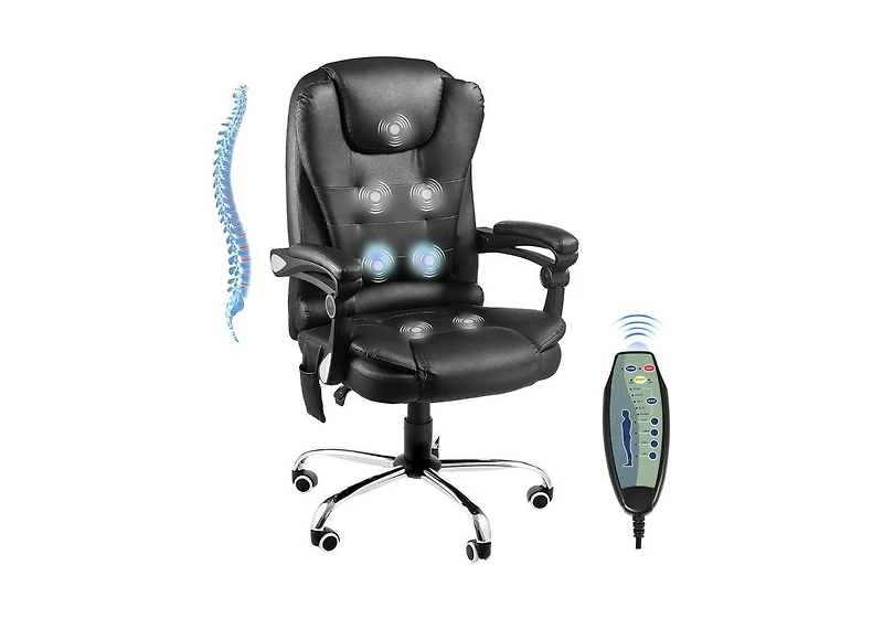 Aecojoy Office Chair with 7 Points Vibration Massage&Heat Functions