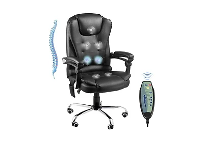 Aecojoy Office Chair with 7 Points Vibration Massage&Heat Functions