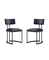 uno 33.1" Faux Leather Upholstered Dining Side Chair