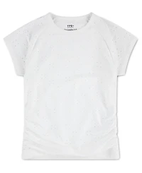 abercrombie kids Girls' Eyelet Ruched Baby T-Shirt