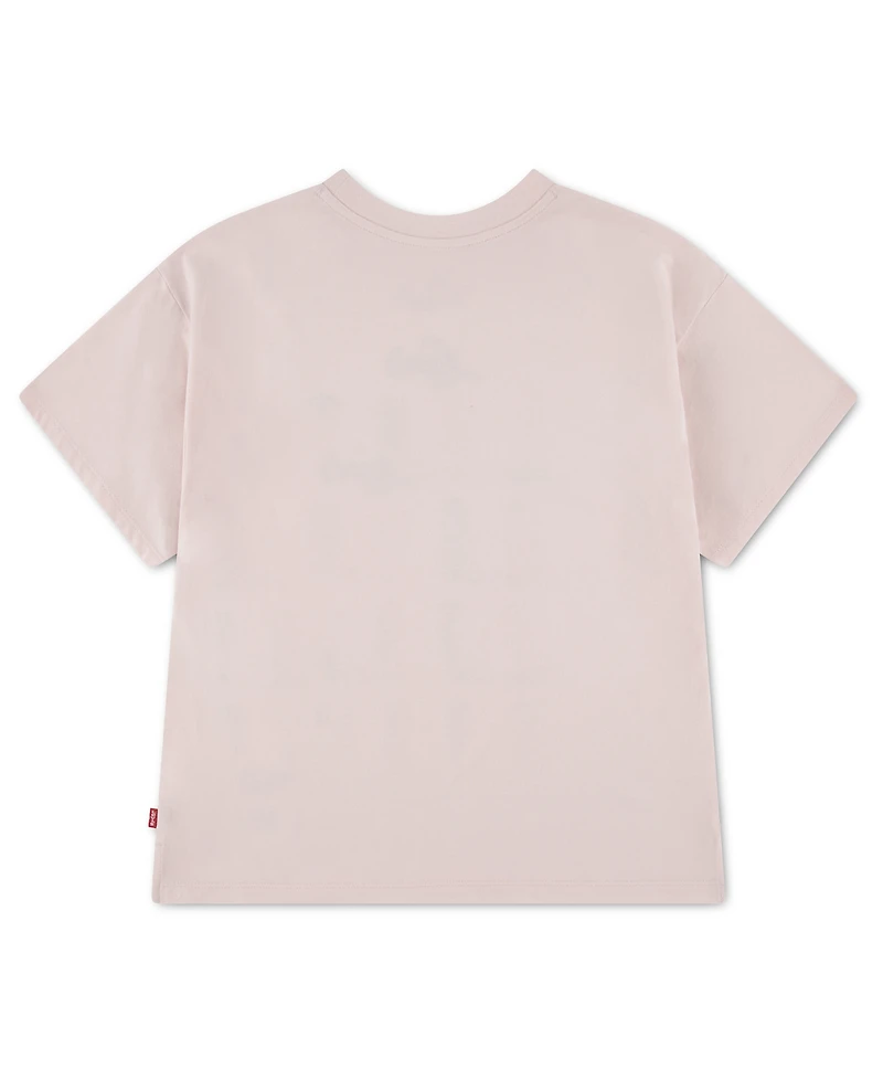 Levi's Girls' 7-16 Oversized Boots Crewneck T-Shirt