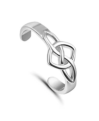 Giani Bernini Celtic Sign Adjustable Toe Ring. Sterling Silver. Created for Macy's.
