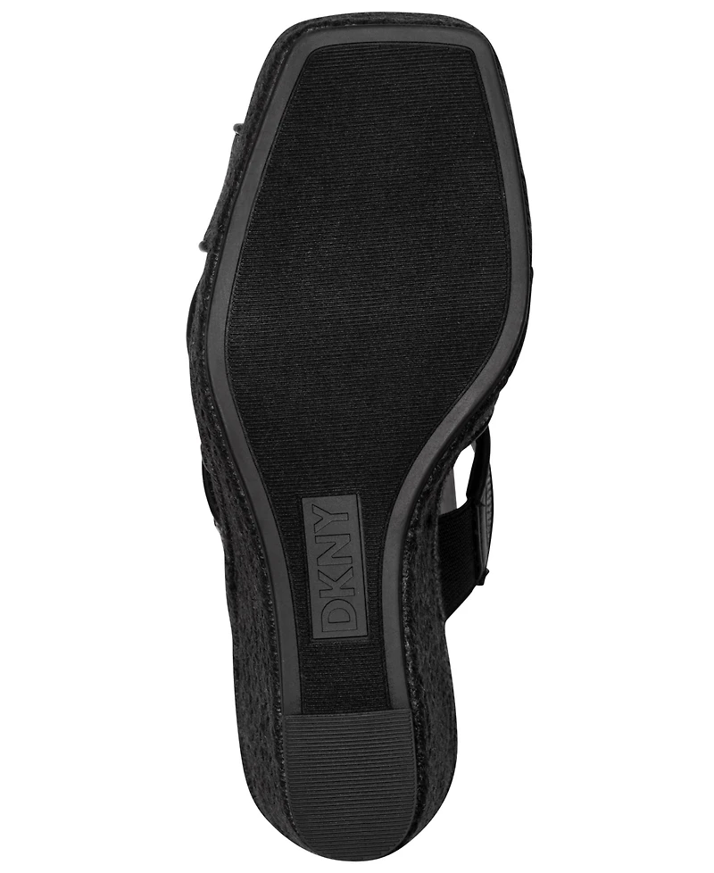 Dkny Women's Cresson Slip-On Wedge Sandals