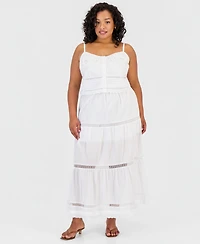 And Now This Trendy Plus Cotton Tiered Skirt, Macy's Exclusive