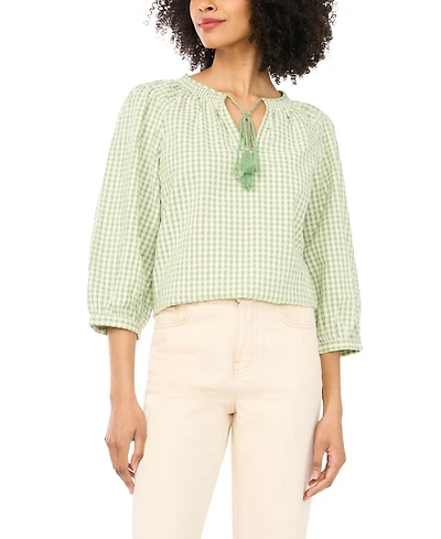 Vince Camuto Women's Ruffle Neck Blouse