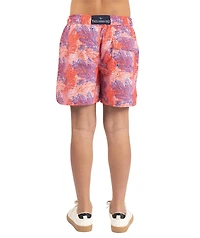 TailorByrd Boys Bigs Leaves Printed Swim Shorts