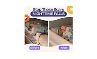 ComfyBumpy Toddler Foam Bed Rail for Toddlers, Portable Bed Bumper For Twin, Full, Queen, and King Beds, 1 Pack