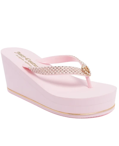 Juicy Couture Women's Slip-On Wedge Sandals