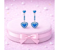 Chanteur Girls Hypoallergenic Heart Drop Earrings for Girls