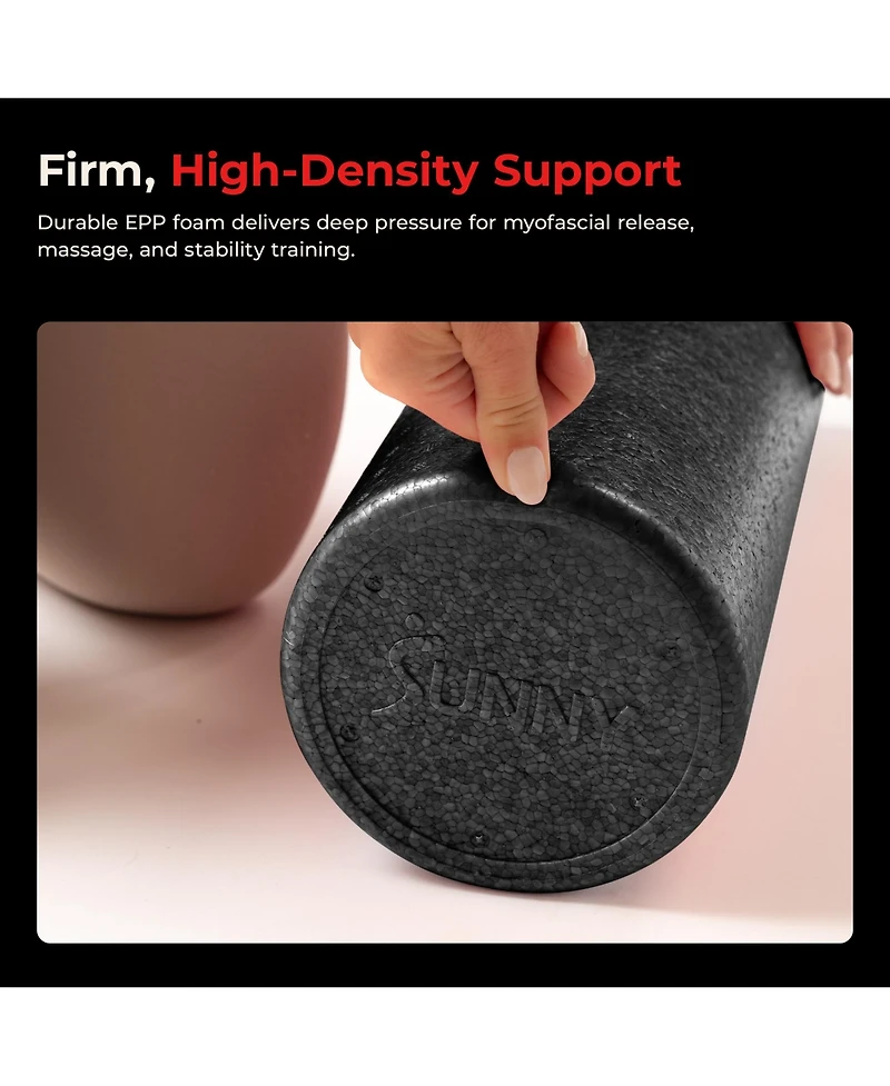 Sunny Health & Fitness 12" Yoga Foam Roller