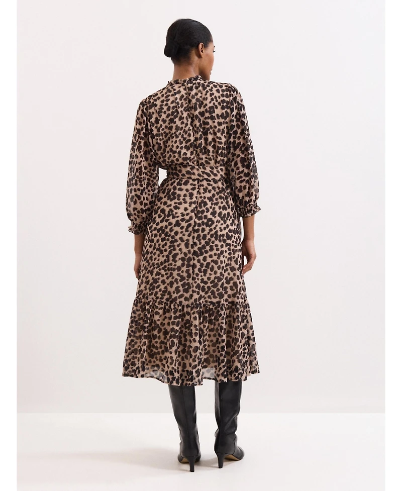 Phase Eight Women's Carra Leopard Midi Dress