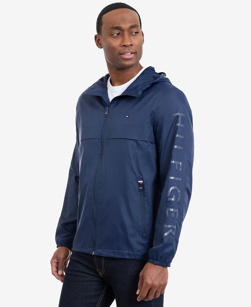 Tommy Hilfiger Men's Hooded Windbreaker Jacket