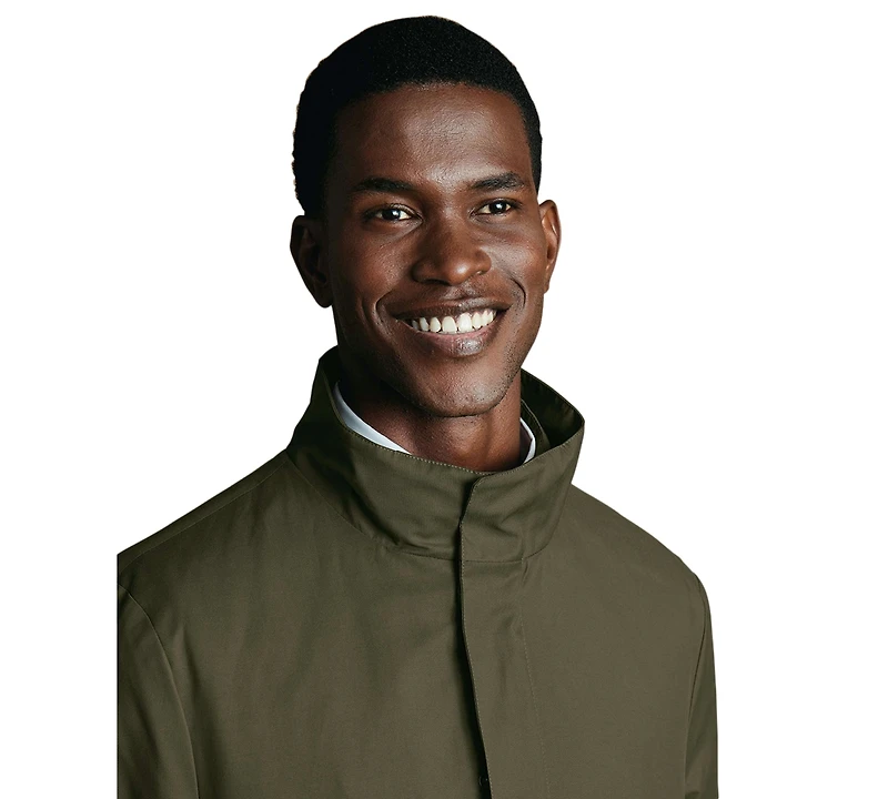 Charles Tyrwhitt Men's 3 in 1 Rain Mac With Detachable Gilet Coat