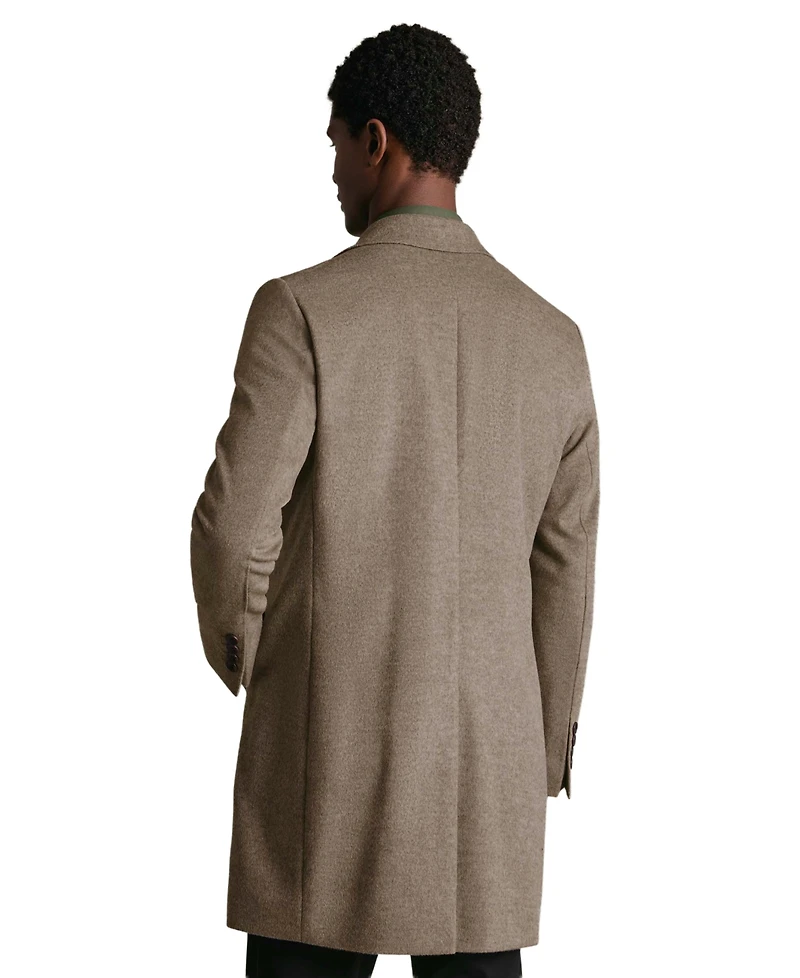 Charles Tyrwhitt Men's Regular-Fit Overcoat