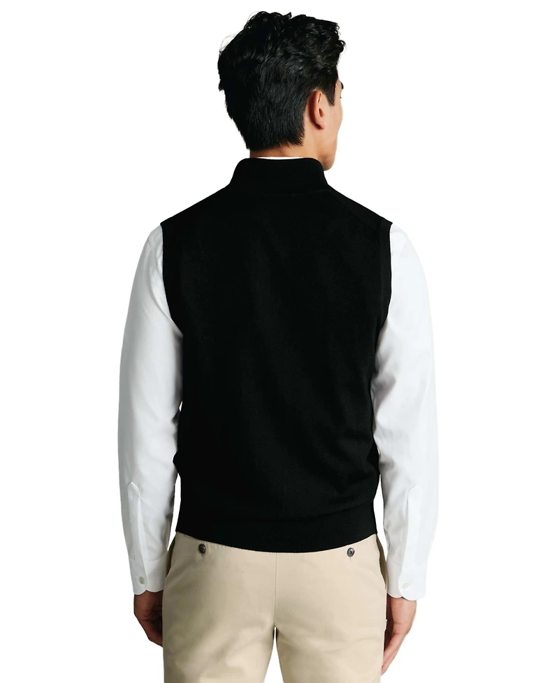 Charles Tyrwhitt Men's Regular-Fit Gilet Sweater