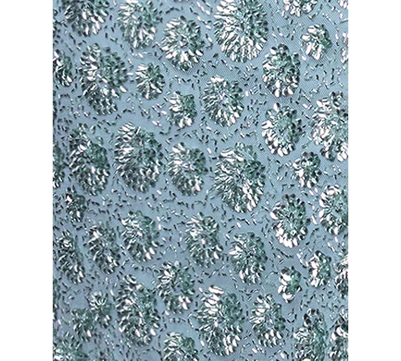 Blondie Nites Juniors' Sweetheart Neck Sequin Gown