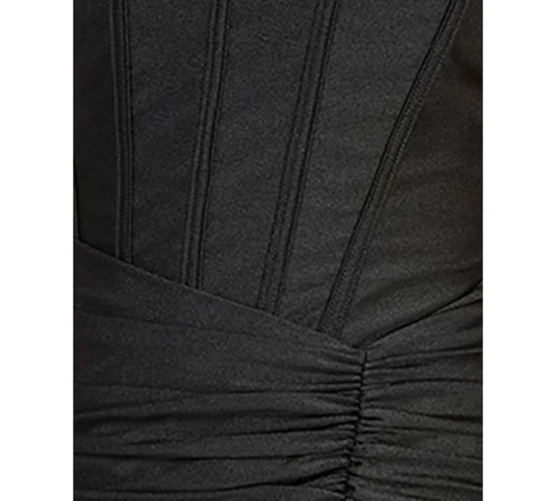 Emerald Sundae Women's Ruched Corset Gown