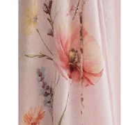 Violet Weekend Juniors' Floral Print Eyelet Corset Midi Dress