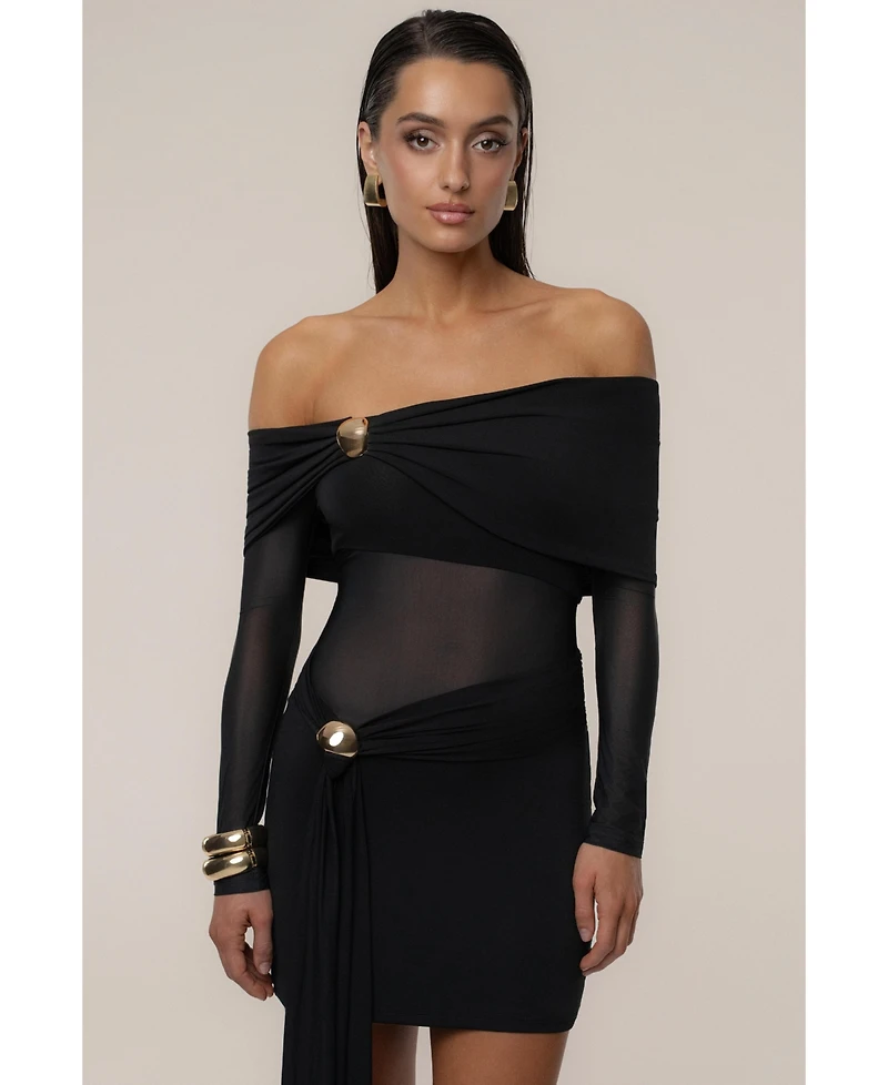 Jluxlabel Women's Glow State Drape Dress