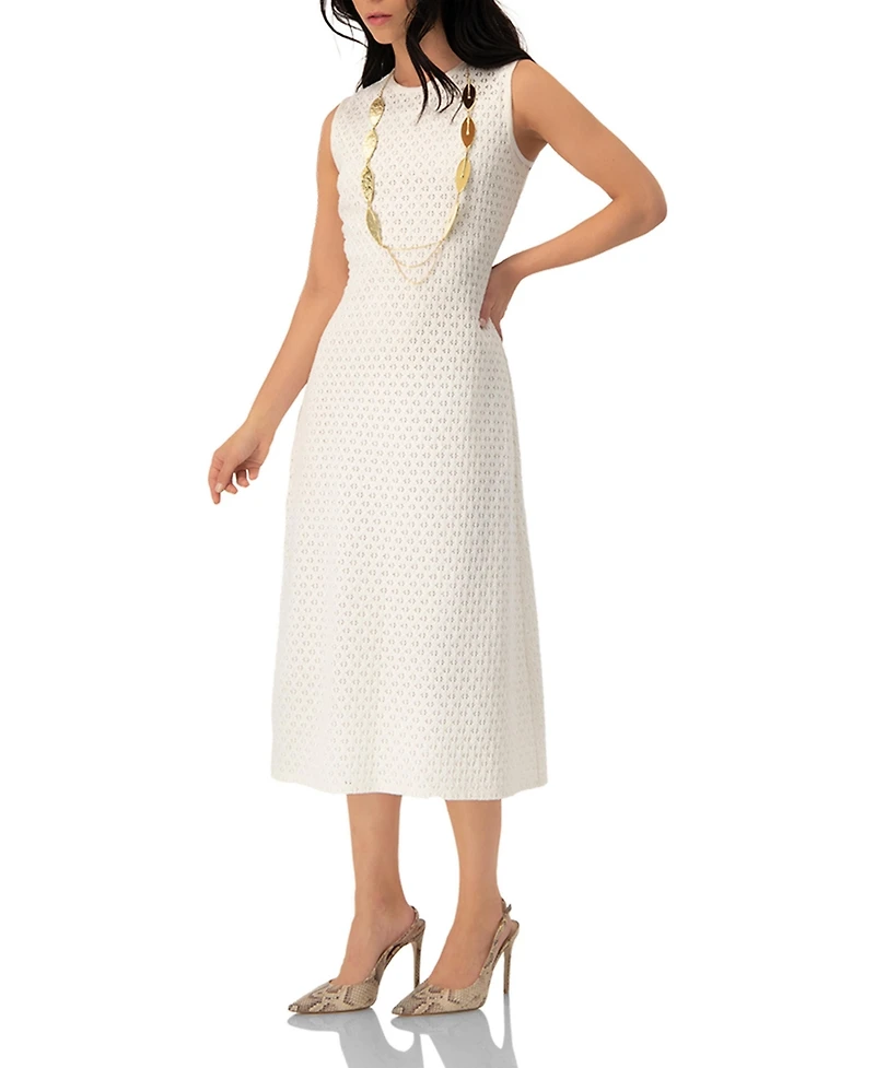 Ivonne Women's Textured Midi Dress